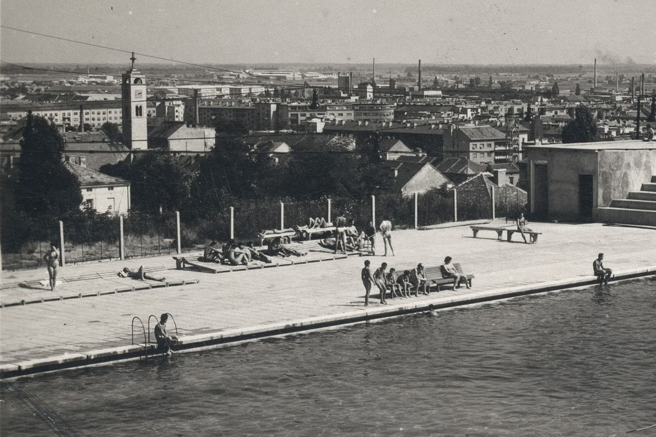 SRC Šalata, bazen, oko 1955. godine